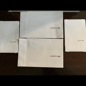 🎉Just In🎉Set of 4 NEW Lacoste Gift Boxes